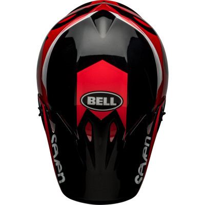 Casque BELL MX-9 Mips - Seven Phaser Matte Red/Black