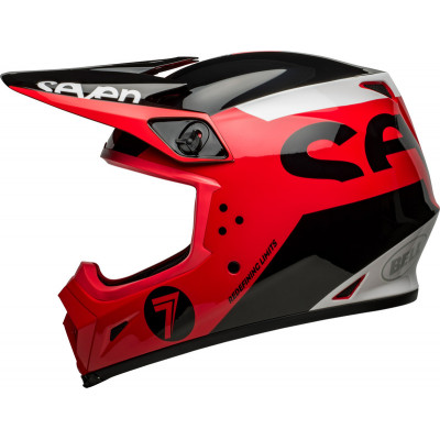 Casque BELL MX-9 Mips - Seven Phaser Matte Red/Black