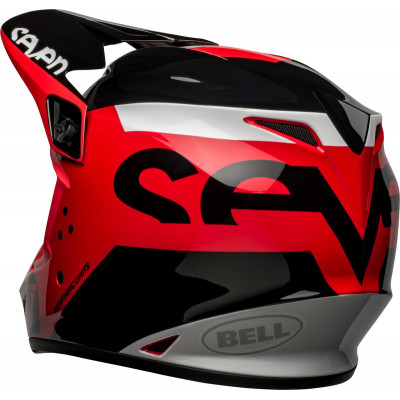 Casque BELL MX-9 Mips - Seven Phaser Matte Red/Black