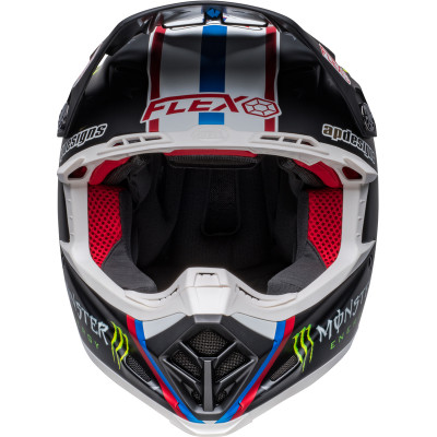 Casque BELL Moto-9s Flex Tomac Replica 22 - Mat Noir/Blanc