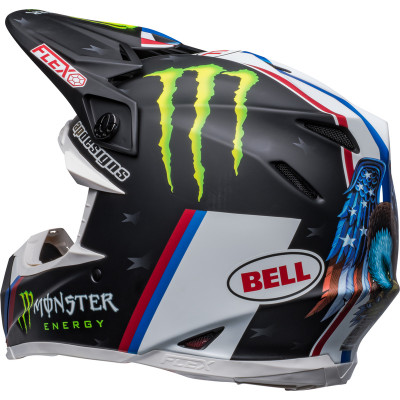 Casque BELL Moto-9s Flex Tomac Replica 22 - Mat Noir/Blanc