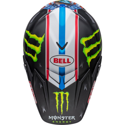 Casque BELL Moto-9s Flex Tomac Replica 22 - Mat Noir/Blanc