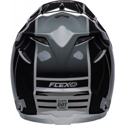 Casque BELL Moto-9s Flex Sprint - Mat/Brillant Noir/Gris