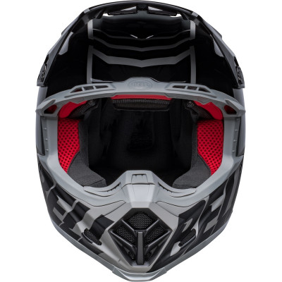 Casque BELL Moto-9s Flex Sprint - Mat/Brillant Noir/Gris