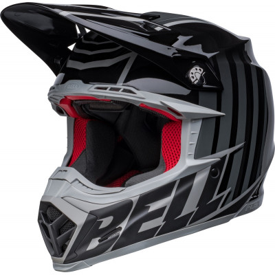 Casque BELL Moto-9s Flex Sprint - Mat/Brillant Noir/Gris