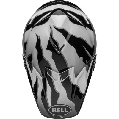 Casque BELL Moto-9s Flex Claw - Noir/Blanc