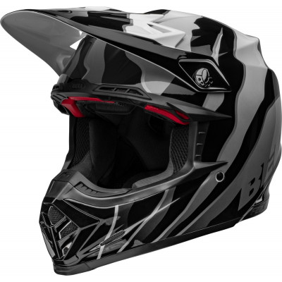 Casque BELL Moto-9s Flex Claw - Noir/Blanc