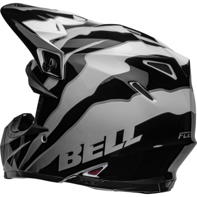 Casque BELL Moto-9s Flex Claw - Noir/Blanc