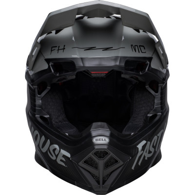 Casque BELL Moto-10 Spherical Fasthouse BMF - Mat/Brillant Gris/Noir