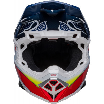 Casque BELL Moto-10 Spherical Tomac - Bleu/Blanc