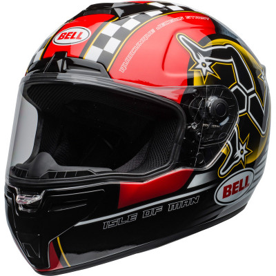 Casque BELL SRT - Isle of Man 2020 Gloss Black/Red