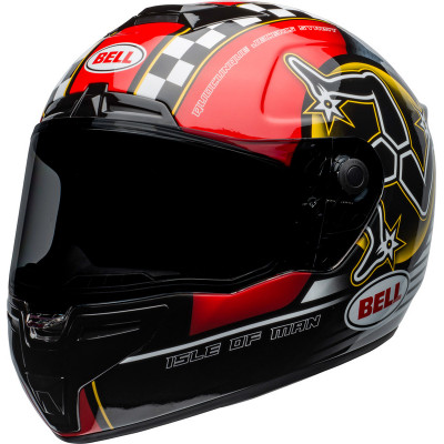 Casque BELL SRT - Isle of Man 2020 Gloss Black/Red