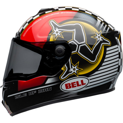 Casque BELL SRT - Isle of Man 2020 Gloss Black/Red