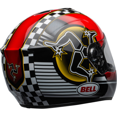 Casque BELL SRT - Isle of Man 2020 Gloss Black/Red