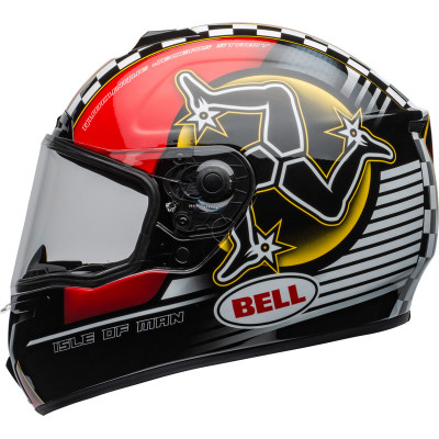 Casque BELL SRT - Isle of Man 2020 Gloss Black/Red