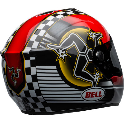 Casque BELL SRT - Isle of Man 2020 Gloss Black/Red