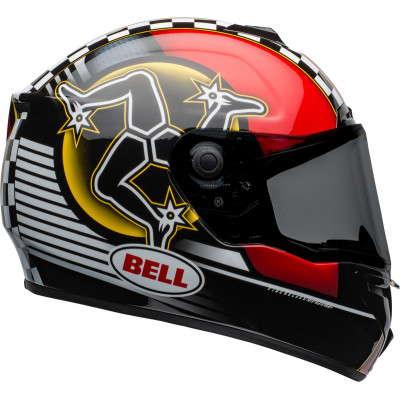 Casque BELL SRT - Isle of Man 2020 Gloss Black/Red