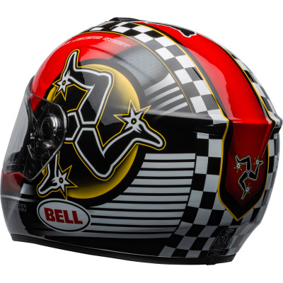 Casque BELL SRT - Isle of Man 2020 Gloss Black/Red