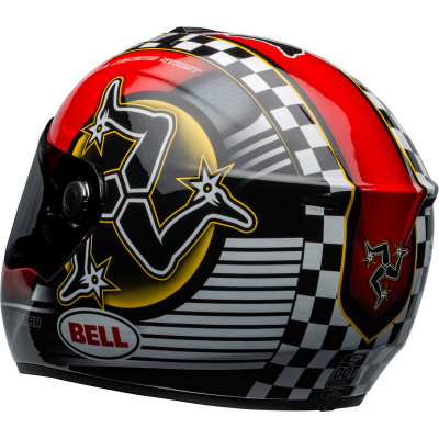 Casque BELL SRT - Isle of Man 2020 Gloss Black/Red