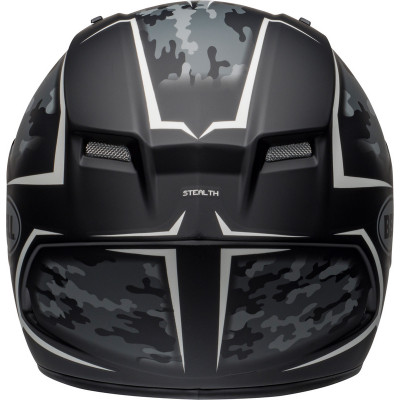 Casque BELL Qualifier - Stealth Camo Noir Mat/Blanc