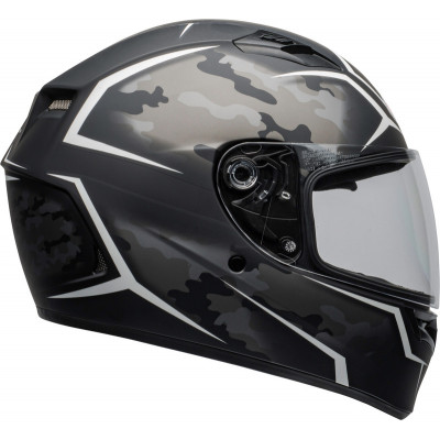 Casque BELL Qualifier - Stealth Camo Noir Mat/Blanc