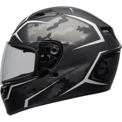 Casque BELL Qualifier - Stealth Camo Noir Mat/Blanc