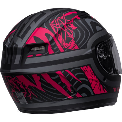 Casque BELL Qualifier - Rebel Noir Mat/Rose