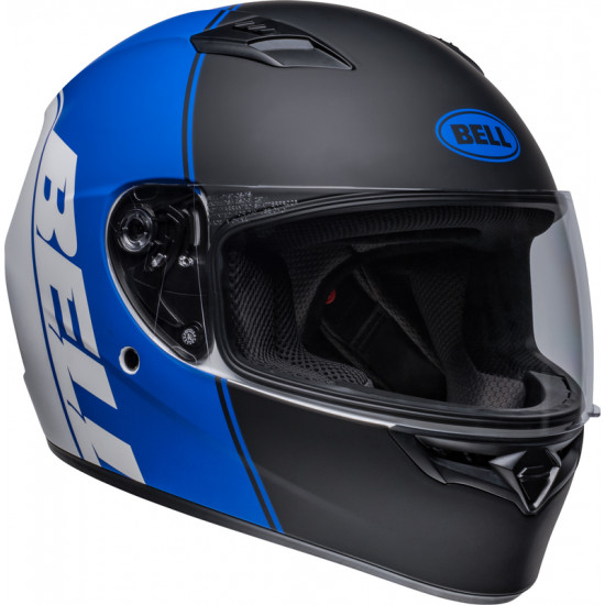 Casque BELL Qualifier - Ascent Noir Mat/Bleu