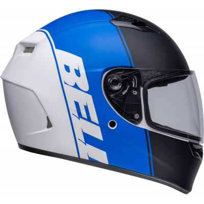 Casque BELL Qualifier - Ascent Noir Mat/Bleu