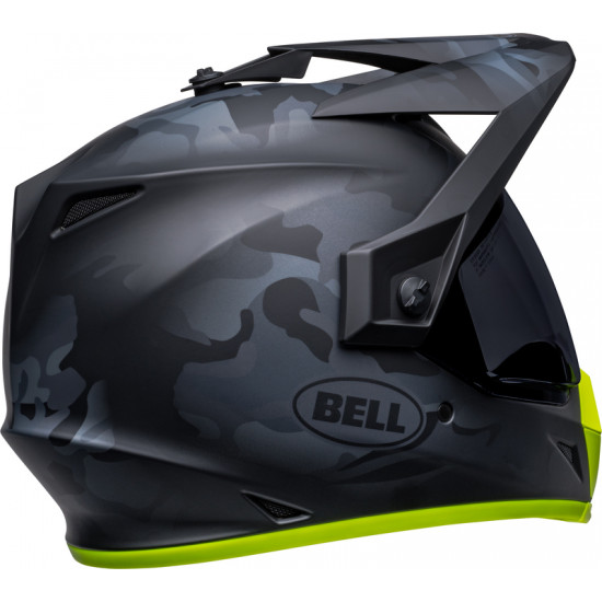 Casque BELL MX-9 Adventure Mips Stealth Camo - Mat Camo Noir/Jaune Hi-Viz