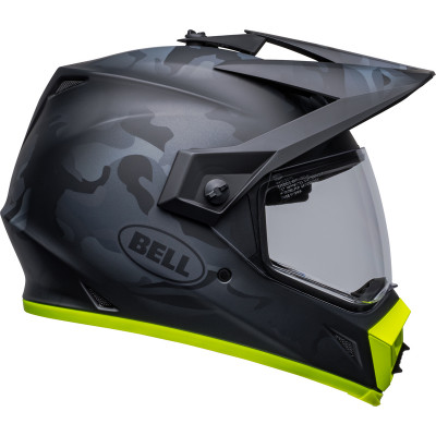 Casque BELL MX-9 Adventure Mips Stealth Camo - Mat Camo Noir/Jaune Hi-Viz