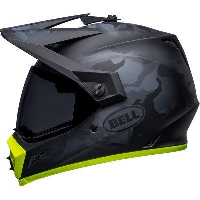 Casque BELL MX-9 Adventure Mips Stealth Camo - Mat Camo Noir/Jaune Hi-Viz