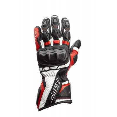 Gants RST Axis CE cuir - rouge taille 2XL