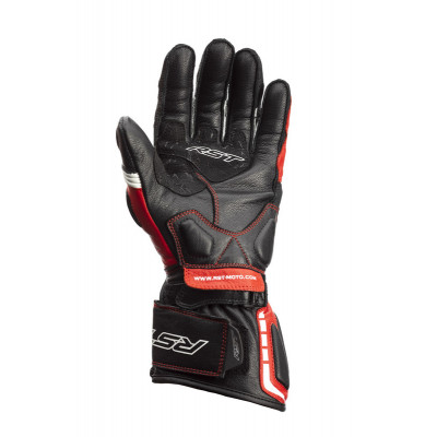 Gants RST Axis CE cuir - rouge taille 2XL