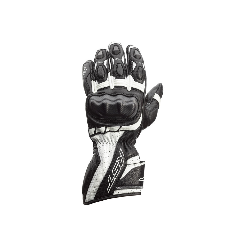 Gants RST Axis CE cuir - blanc taille M