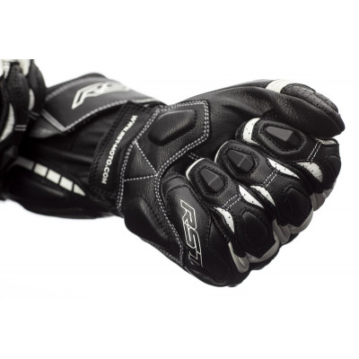 Gants RST Axis CE cuir - blanc taille M