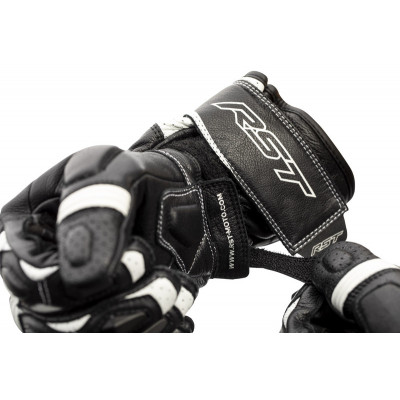 Gants RST Axis CE cuir - blanc taille 2XL