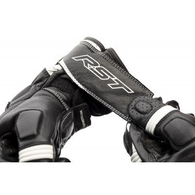 Gants RST Axis CE cuir - blanc taille S