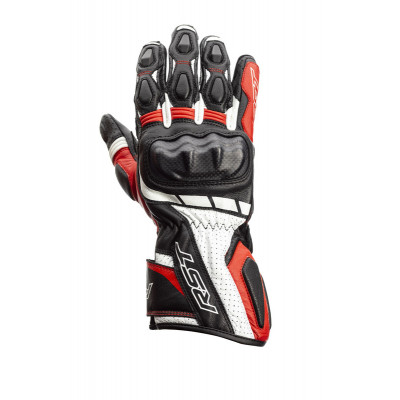 Gants RST Axis CE cuir - rouge taille L