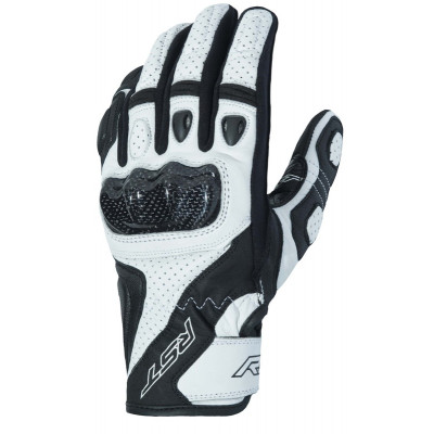 Gants RST Stunt III CE cuir/textile - blanc taille M/09