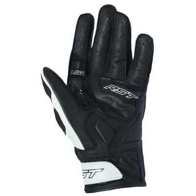 Gants RST Stunt III CE cuir/textile - blanc taille M/09