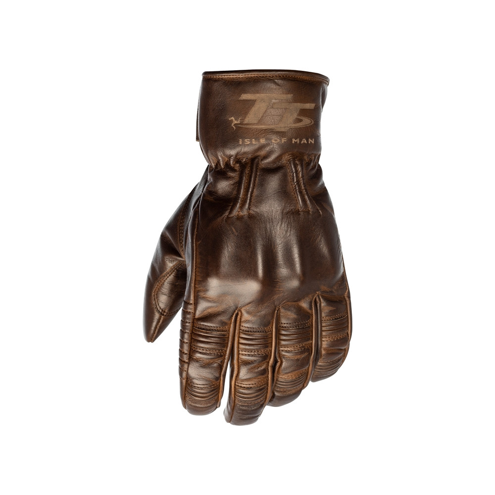 Gants RST IOM TT Hillberry CE cuir - marron taille L