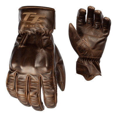 Gants RST IOM TT Hillberry CE cuir - marron taille M