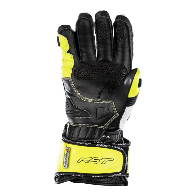 Gants RST Tractech Evo 4 cuir jaune fluo/noir taille M