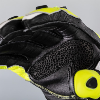 Gants RST Tractech Evo 4 cuir jaune fluo/noir taille M