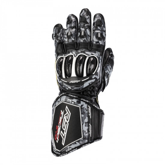 Gants RST Tractech Evo 4 cuir gris camo/noir taille S