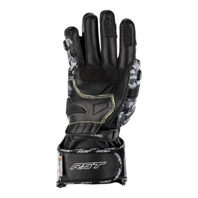 Gants RST Tractech Evo 4 cuir gris camo/noir taille S