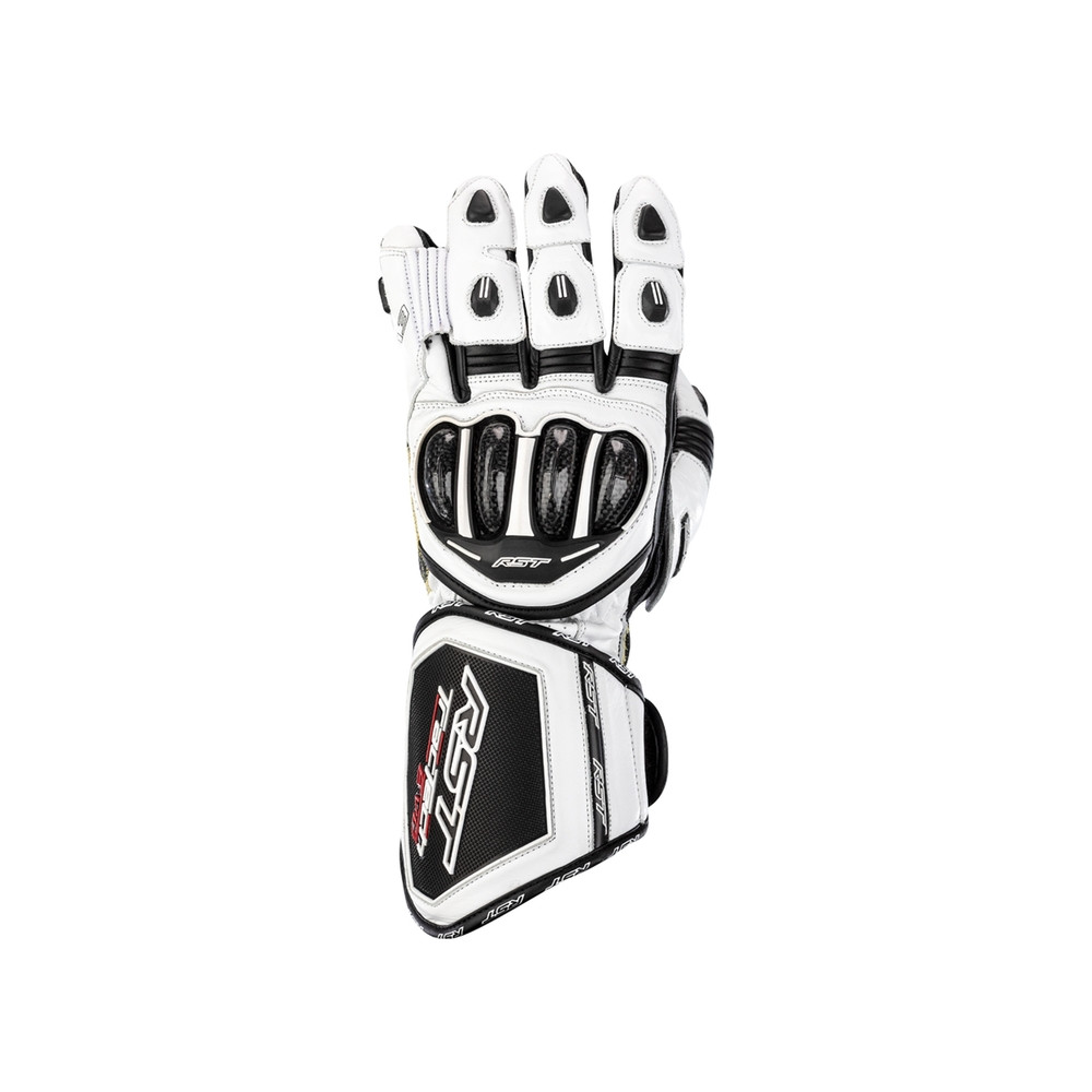 Gants RST Tractech Evo 4 cuir blanc/noir taille XS