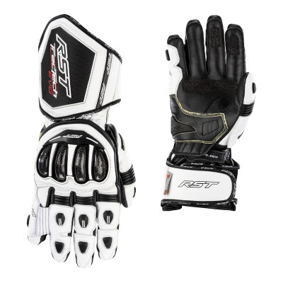 Gants RST Tractech Evo 4 cuir blanc/noir taille M