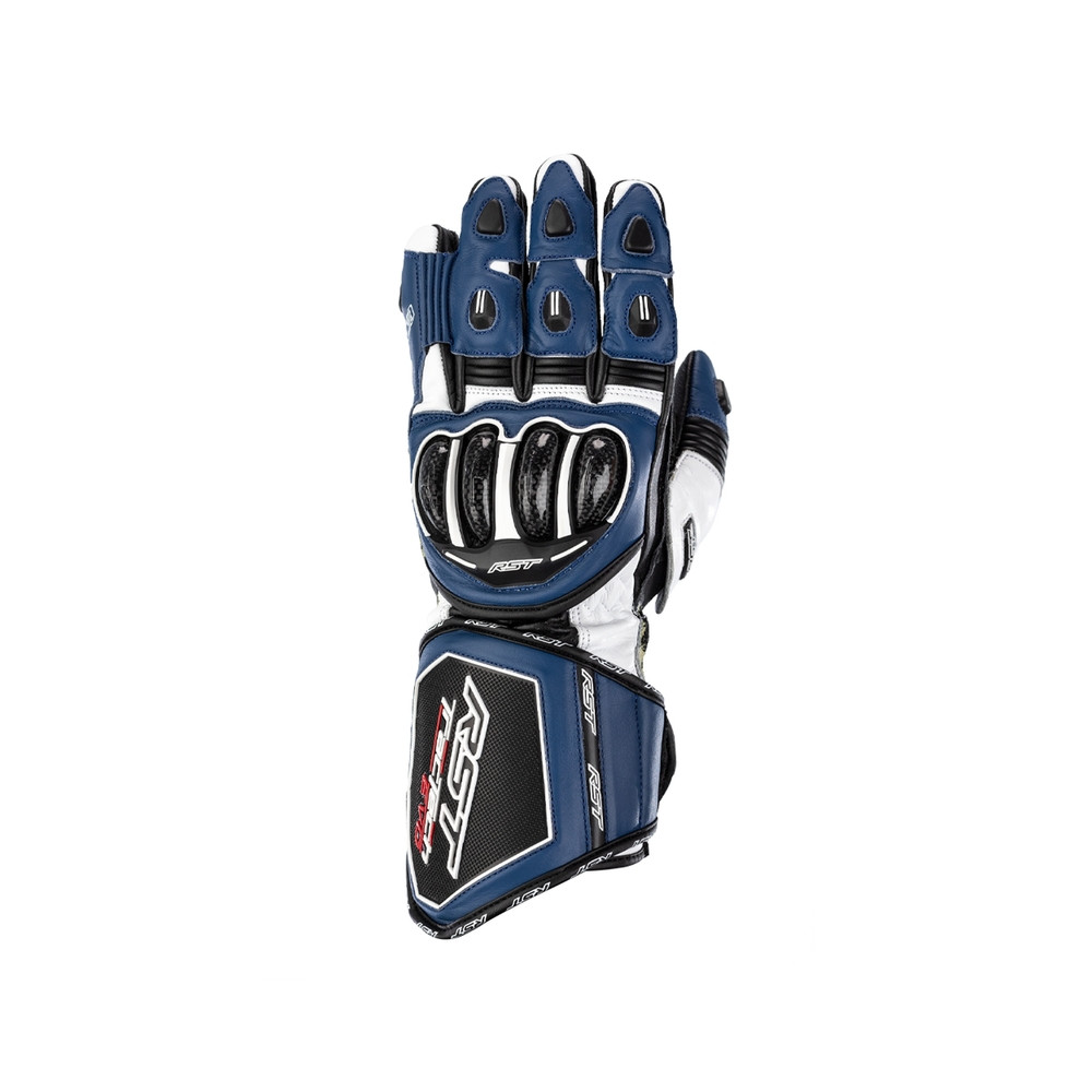 Gants RST Tractech Evo 4 cuir bleu/blanc/noir taille XL